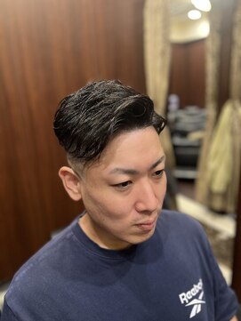 ヒロギンザ 五反田店(HIRO GINZA) 外国人風かきあげスキンフェード