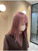 コットンピンクダブルカラーケアブリーチ