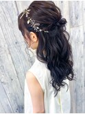 【池袋駅西口・ヘアセット】ハーフアップ