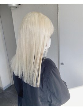 リル 溝の口(LiL) うる艶ブロンド/溝の口/ブリーチ/ダブルカラー/レイヤーカット