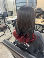 エイル アメ村(Eir) 【裾カラー】【レッド】