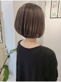 丸みが可愛いボブ