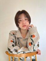 抜け感のあるボブショート◎
