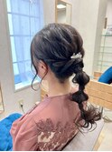 お呼ばれ×ヘアセット