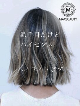 マックスビューティーギンザ(MAXBEAUTY GINZA) ボブルフ小顔外ハネくびれヘア【銀座/銀座駅】