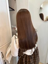 ジーナ  札幌大通(Zina)&nbsp;美髪＊エアリーロング＊モカブラウン＊髪質改善＊Zina札幌大通