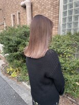 ウニレ バイ センス(unire by sense)&nbsp;【1ブリーチ】ナチュラルな透明感ブラウンで艶カラーに！