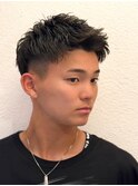 爽やかアップバング