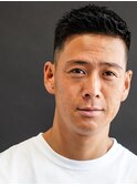 爽やか無造作ショート+ビジネススーブロック