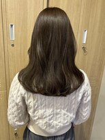 ローレンジウ(LOREN JU)&nbsp;透明感髪質改善ベージュダブルカラーミルクティーグレージュ