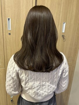 ローレンプラス(LOREN+) 透明感髪質改善ベージュダブルカラーミルクティーグレージュ