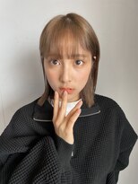 ティック 福井鯖江店(tic.)&nbsp;ブリーチ無しのベージュカラー