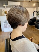 ハイジア(hygea) 30代40代50代☆カジュアルボブ☆細めハイライト☆マロンベージュ