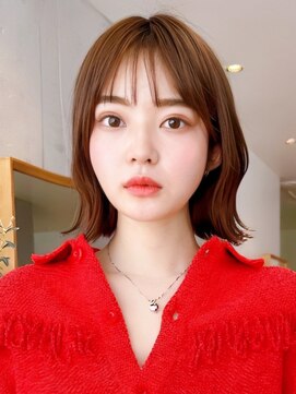 セイドット リー(Say. Ree) Say.外ハネボブくびれボブヘーゼルグレージュローズブラウン青山