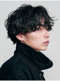 渋谷シャドウパーマ緩めルーズパーマ無造作ナチュラルパーマ色気