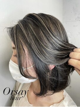 美容室オルセー コントラストハイライト