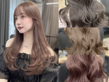アリュウル 表参道(ALLURE)の写真/口コミ高評価♪韓国ヘアサロンで憧れ透明感カラー!後ろ姿まで可愛く映えるカラー×レイヤーカット☆学割U24