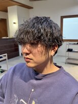 アトラクト バイ ラック 津田沼(Attract by LUCK) 波巻きシャドウ/津田沼/メンズパーマ/メンズ/メンズカット