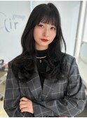美髪レイヤーカット/顔まわりレイヤー/くびれミディアムレイヤー