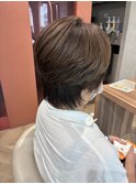 ふんわりボリュームのウルフカット★