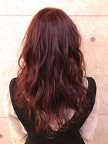 アールプラスヘアサロン(ar+ hair salon)&nbsp;愛されベリーPINKcolorゆるふわロング