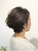 ママにオススメ楽ちん丸みショートボブ