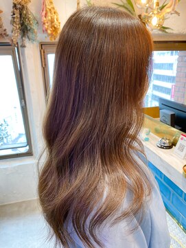 シー バイ ロンド 新宿(Sea by Lond) 【遠藤　駿】お客様スタイル☆カーキブラウン