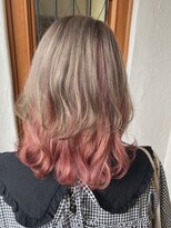 パディントン(Paddington)&nbsp;ストロベリーミルフィーユ風♪インナーカラーでアクセント◎