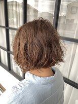 キクロス(kicros)&nbsp;ミニボブ×無造作パーマ