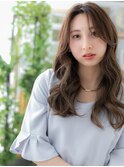 センターパートグレーベージュ小顔くびれヘアc5大宮20代30代40代