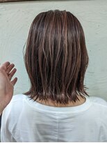 ポンヘアー(PON hair)&nbsp;上品ハイライトピンク
