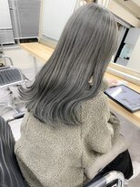 ヘア デザイン ヴェルダ(hair design Verda) 【verda】ブリーチなしダブルカラーオリーブグレージュ