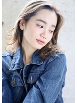 ヘアアンドメイク シークネクスト(HAIR&MAKE SeeK NEXT)&nbsp;【SeeK NEXT島貫】うざバング×レイヤーミディ