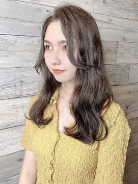 ニスル センター南店(NISURU） 似合わせカット/大人ガーリー/ダークアッシュ/着物/センター南