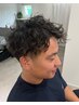 カット＋ダメージレスパーマ＋頭身浴メンズも可　前処理付