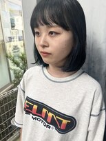 ロフト プロデュースドバイウシワカマル(loft produced by ushiwakamaru) 切りっぱなし×ブルーグレー