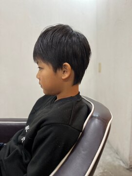 ソイクフ 四条大宮店(SOY-KUFU) 【soy-kufu】MEN'S HAIRアッシュブラックキッズカット