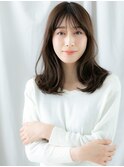 ツヤ髪グレージュアッシュくせ毛風カールn小山20代30代40代