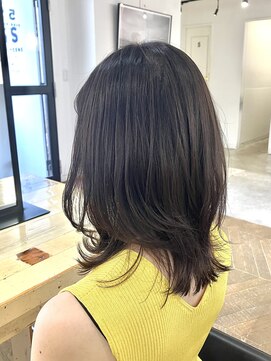 ファイブシーン アオヤマ(5SCENE AOYAMA) 韓国ヘアくびれヘアヨシンモリ顔周りレイヤー30代40代