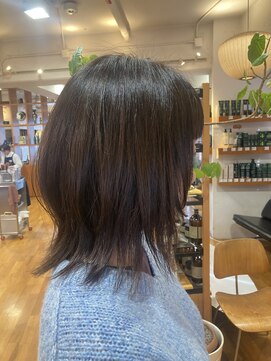 オーガニックマインド 坂戸 鶴ヶ島(organic+mind) 顔周りレイヤーボブ