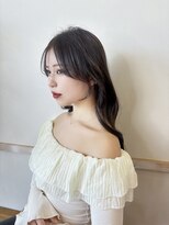 ウキ(uki)&nbsp;韓国へア顔まわりカット レイヤーカット 透明感グレージュ 豊川