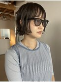 オリーブベージュボブ