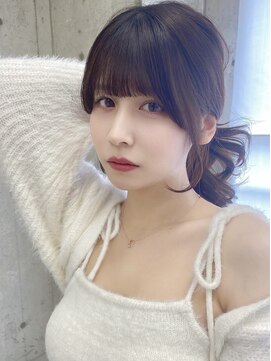 リス バイ ソヨン(Lis by SOYON) イメチェン/ぱっつん前髪/韓国/レイヤーカット/透明感カラー