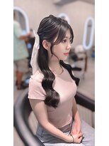 ブランシスヘアー(Bulansis Hair)&nbsp;りぼん★韓国モテハーフアップ