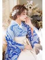 シャルメ 東京駅前(CHARMER) ルーズシニョン&ドライフラワー