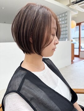 ジル ブラン 福岡(JIL BLAN) ボブ/ショート/レイヤーカット/顔まわり/白髪ぼかし/ハイライト