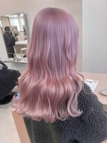 ペレ 栄 アネックス(PELE栄ANNEX) 韓国 くびれロング レイヤー ワンホンヘア 小顔前髪