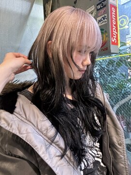 ★ルーツカラーレイヤーカットデザインカラーグラデーションカラ