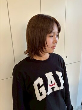 ロマーリ 岡山店(LOMARLIE) ハッシュカット20代30代40代コンパクトショートブラウンカラー