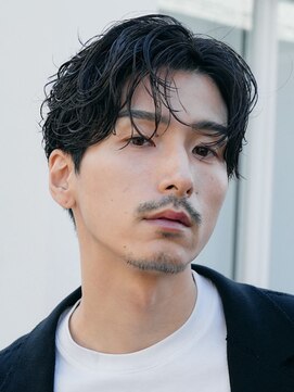 テン 心斎橋(tenn.) フェザーショートフェザーパーマニュアンスパーマショートヘア